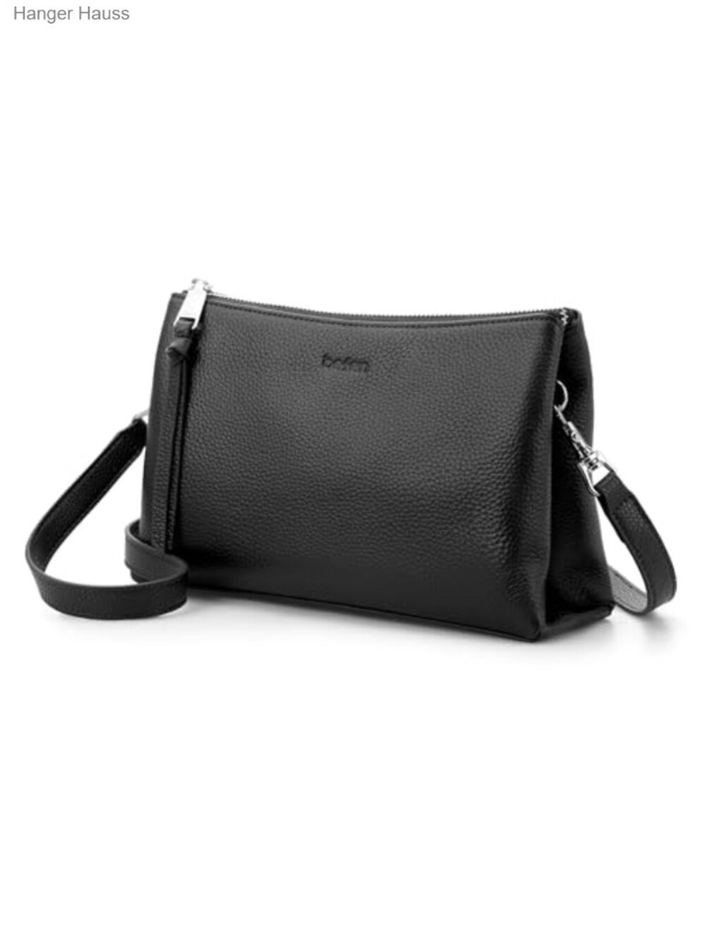 Genuine Leather Crossbody Purse RFID Blocking Small Travel Handbag Tassel Zipper
